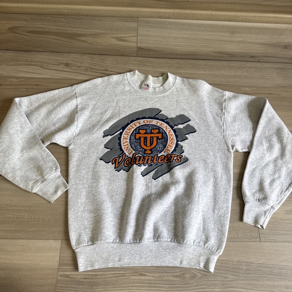 Vintage Tennessee Volunteers Sweatshirt L Fruit Of The Loom Crewneck Made USA‎